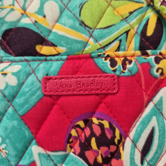 Vera Bradley Red Floral Travel Bag - Picture 2 of 8